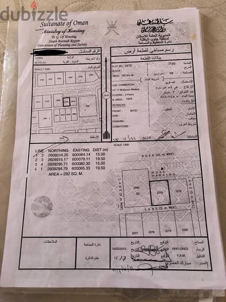 ارض تجارية للبيع ( فالفليج ) بالقرب من المنازل 1