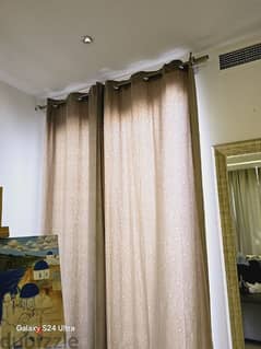 Semi velvet curtains