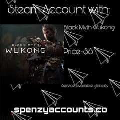 Black myth wukong cheap steam account 0