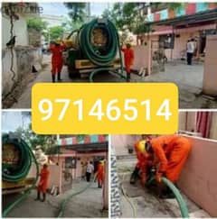 cleaning septic tank and waste water block pipes open w/call. 97146514 0