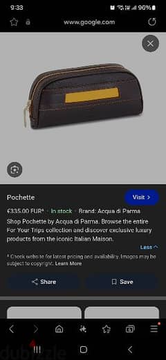 acqua di parma original bag