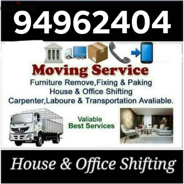 House shiffting office shiffting furniture fixing transport 0