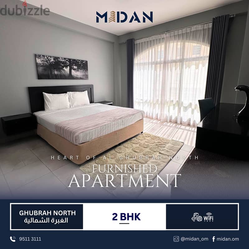 AL GHUBRAH NORTH | FULLY FURNISHED 2 BHK APARTMENT 0