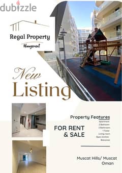 **Stunning 2 Bedroom apartment for Rent and Sale**