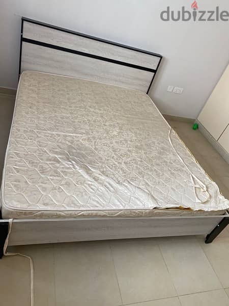 double bed with mattress 1