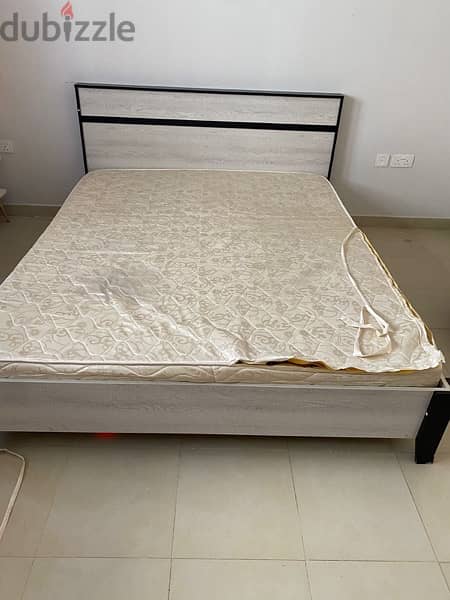 double bed with mattress 2