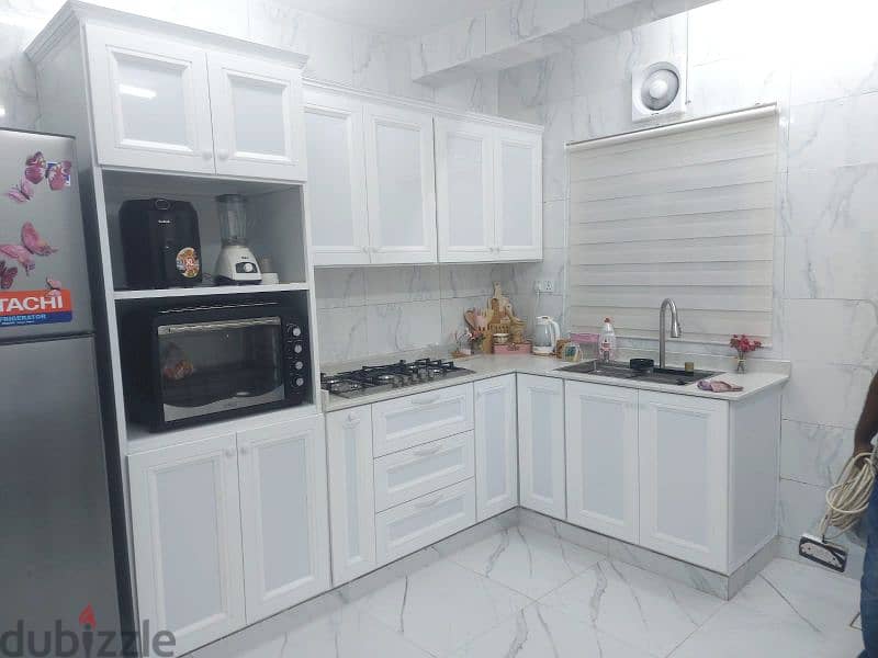 aluminium pvc catting wall kitchen cabinet 5