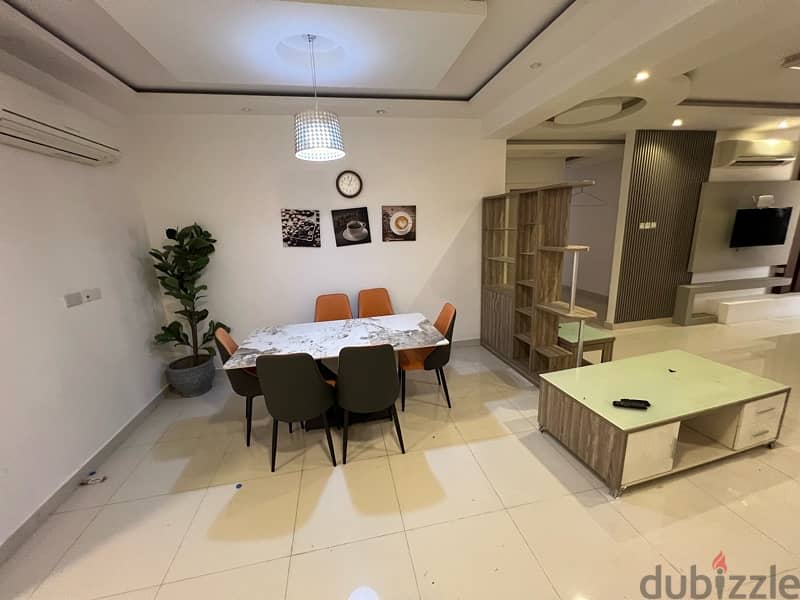 Furnished apartment for rent, two bedrooms, in Bousher 16