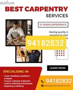 best service carpentry fix furniture shifting w/call. 97146514