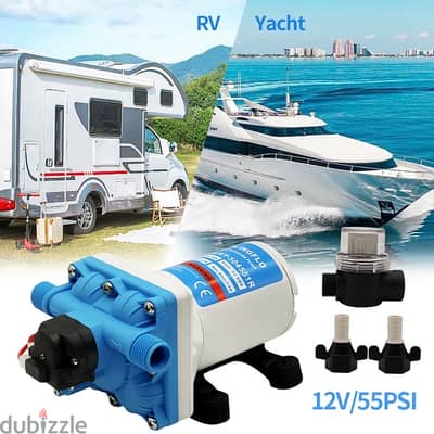 water pump DC for RV CARAVAN مضخة ماء لل كرفان التخييم