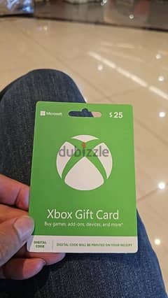 X BOX GIFT CARD BOUGHT ACDEINTLY