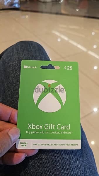 X BOX GIFT CARD BOUGHT ACDEINTLY 0