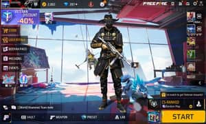 top up free fire account, 3 years  old account 0