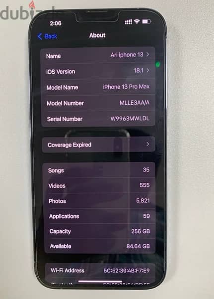 Gently used iPhone 13 Pro Max 256Gb 2