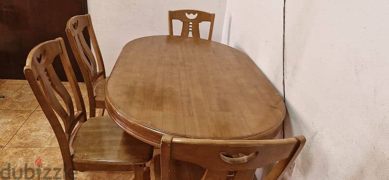 Dining table and sofa for sale, OMR 25 only, Give away price 2