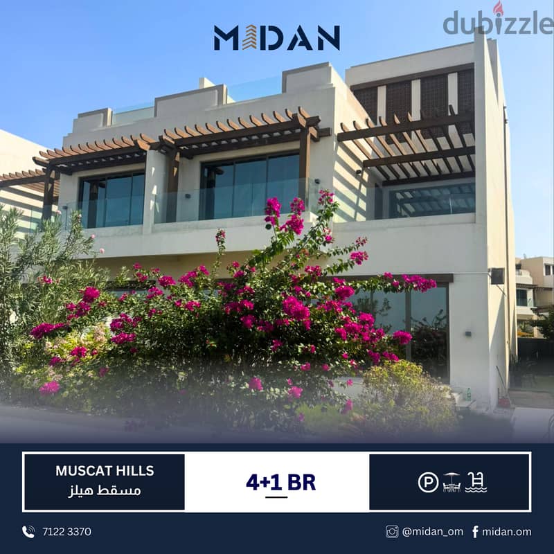 MUSCAT HILLS | BEAUTIFUL 4+1 BR VILLA WITH PRIVATE POOL 0