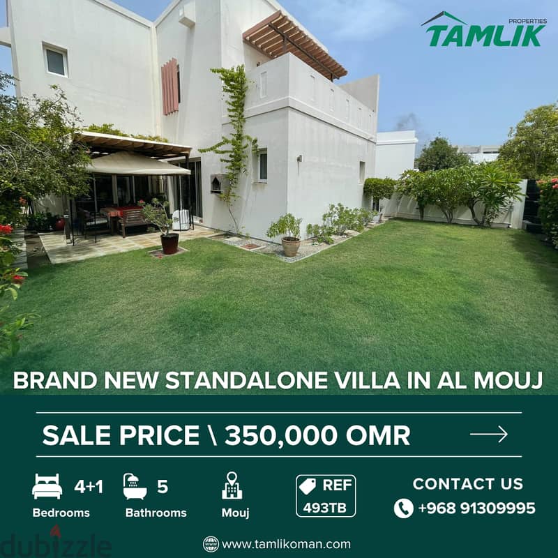 Brand New Standalone Villa for Sale in Al Mouj | REF 493TB 0