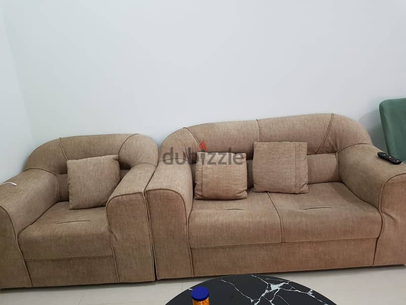 Sofa Set 3+2+1+1 and Dining table with 6 chairs 1