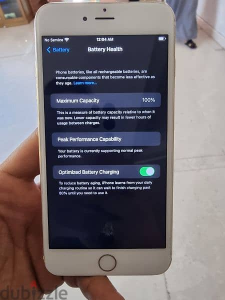 iphone 6 plus 64GB Battery Health 100% 5