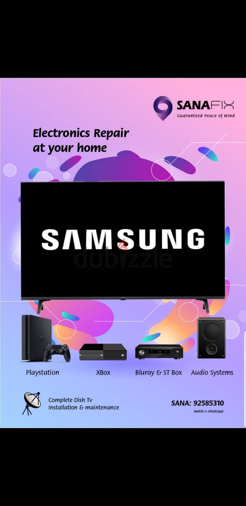 LED and LCD rapairing and installation Wall mount 1