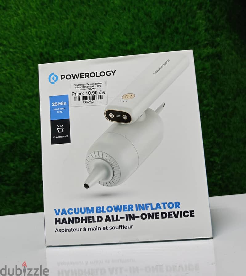 Powerology Vacuum Blower Inflator Handheld All In One 1