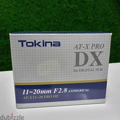 Tokina AT-x 11-20mm for Nikon Professional Lenses