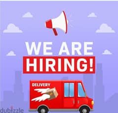 we need delivery rider with car