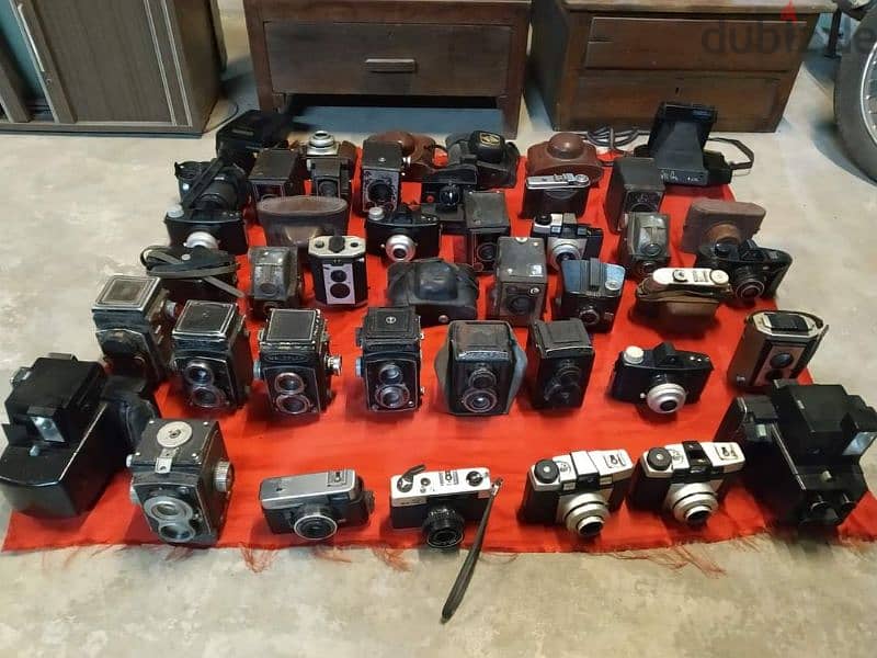 vintage mechanical cameras lot 0