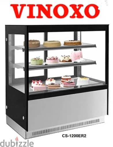 Cake Display Showcase Chiller Square براد كيك واجهة مربع و مستطيل 2