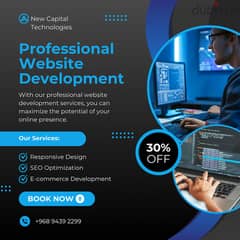 Professional Website Design & Development - Just OMR 25!