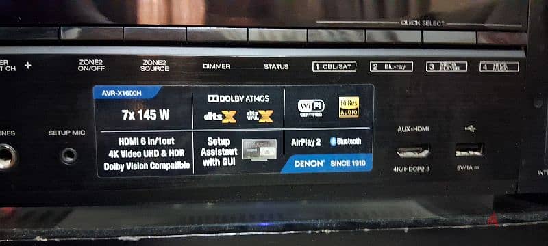 Denon AVR X1600 H 1