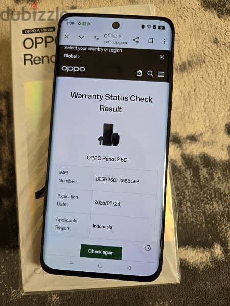 Oppo Reno 12 256gb 12gb almost new condition 8