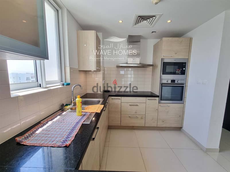 Bright & Modern 2 BHK Apartment in The Gardens, Al Mouj 2