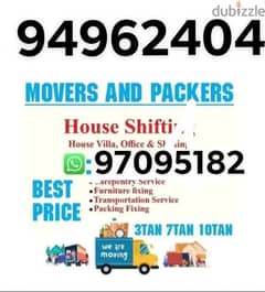 mover and packer loading unloading transportion service all Oman