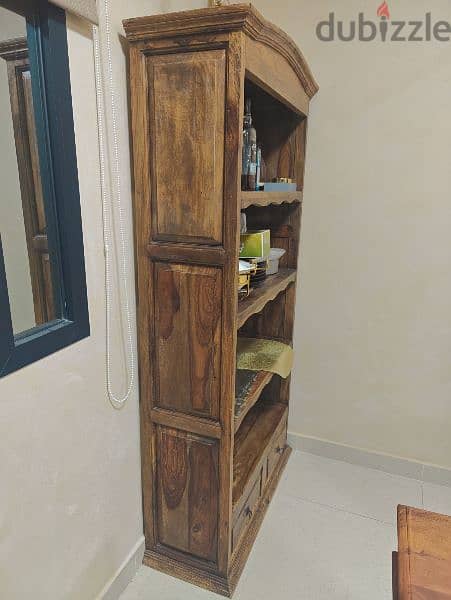 Solid wood book shelf - Marina Homes 1