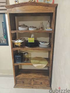 Solid wood book shelf - Marina Homes