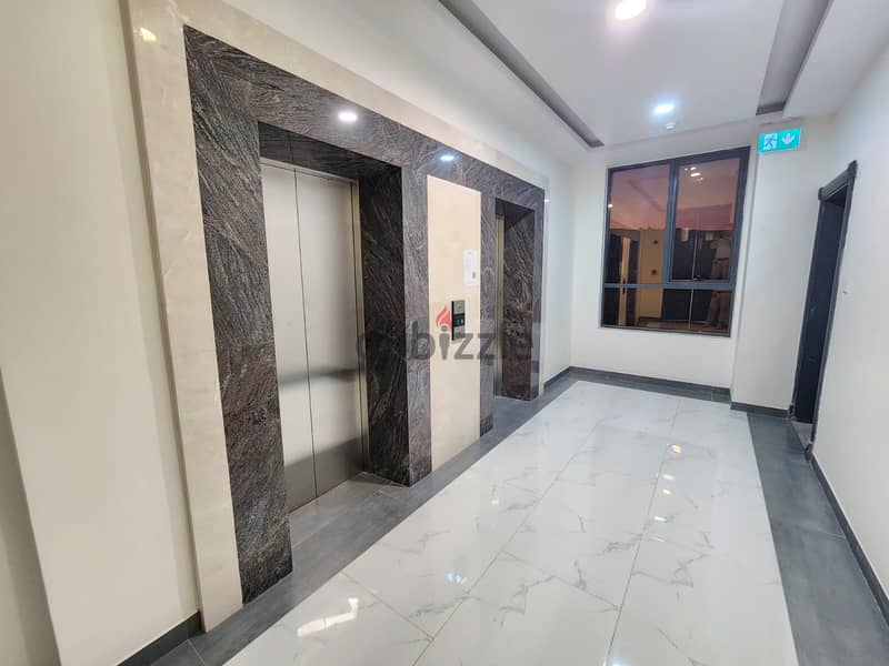 Furnished Office in Brand New Bldg. FOR RENT in Bousher Al Maha st. 10