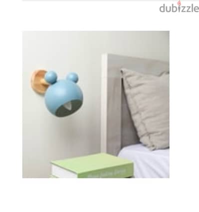 2 pieces same color kids wall lamp new blue/pink