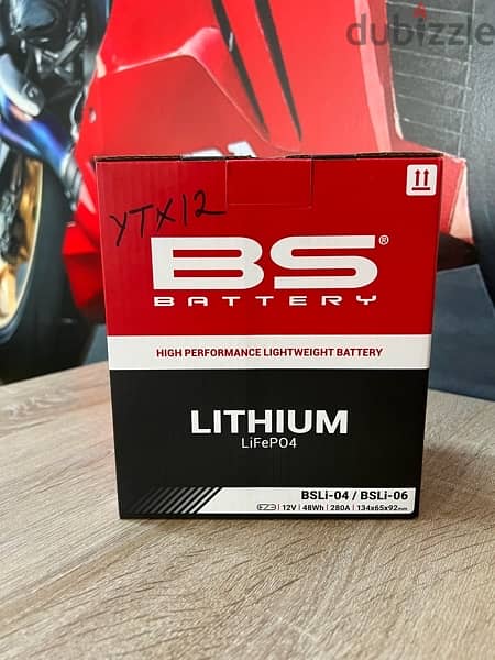 Battery YTX12 Lithium BS 1