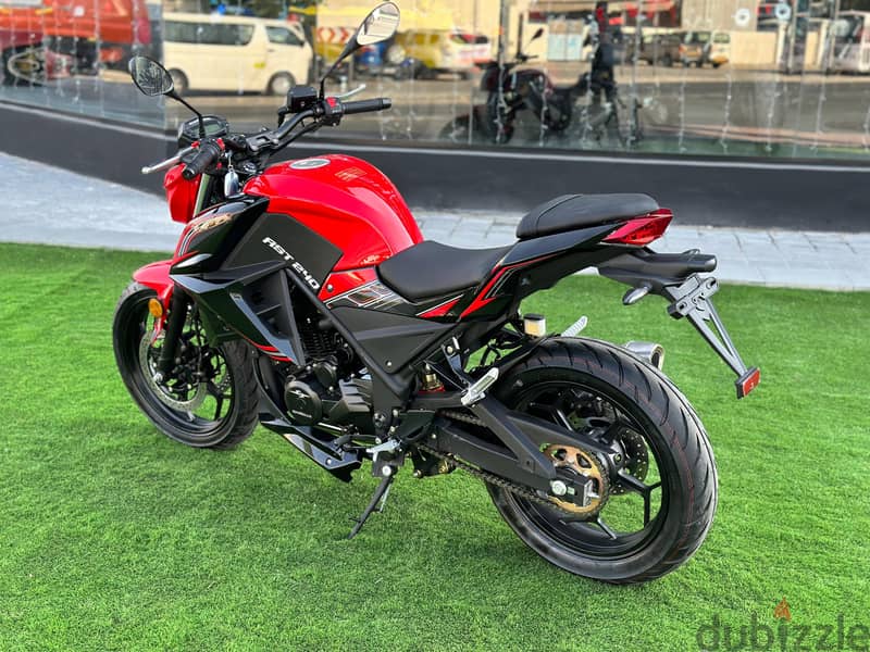 SHARMAX RST 240 WITH WARRANTY (sport naked bike دراجة نارية رياضية) 3