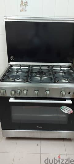 Made in Italy 5 burner cooking range @ 59(1 year used only)