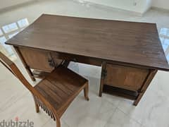 Desk and chair