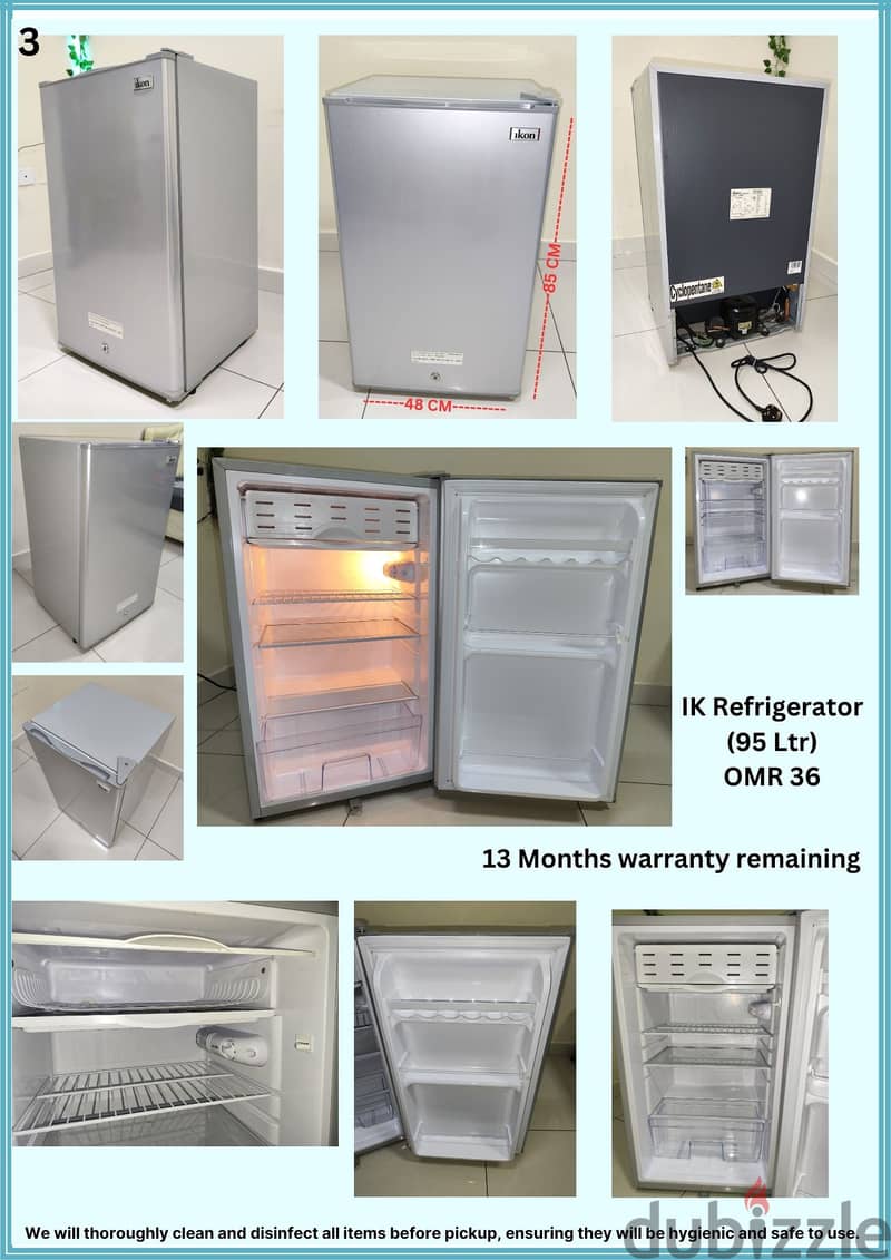 Used Bed&Matres , Wardrobe, Fridge, Gas Stove, Cylinder, Ironbox, Mixy 2