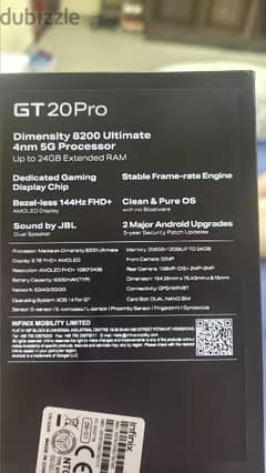 infinix GT20 pro. . .