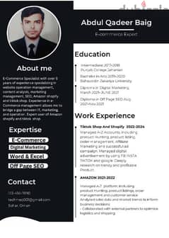 I'm Digital Marketing and Social Media Expert looking for a job