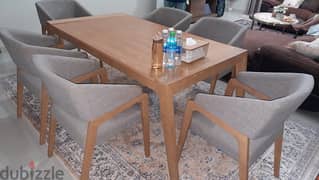 Dining table and chair