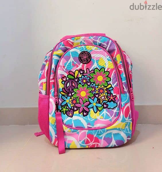 pink school bag 0