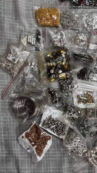 Jewelry Making Beads,charms,threads,materials and tools in bulk. . 4