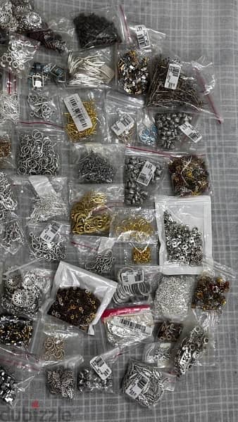 Jewelry Making Beads,charms,threads,materials and tools in bulk. . 5