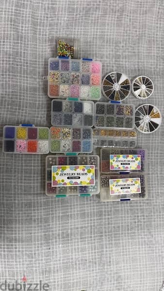 Jewelry Making Beads,charms,threads,materials and tools in bulk. . 6